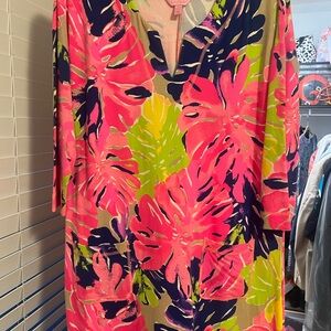 Tropical Print Women's Dress